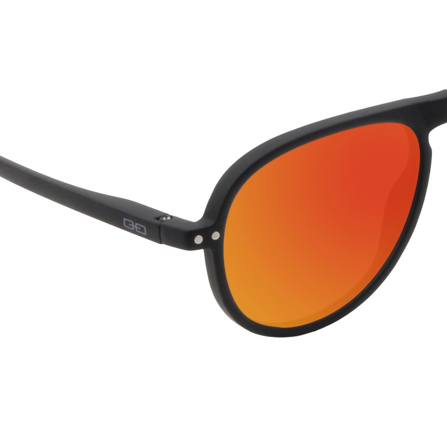 Anteojos de Sol The Aviator | Black/Sunset Mirror-2