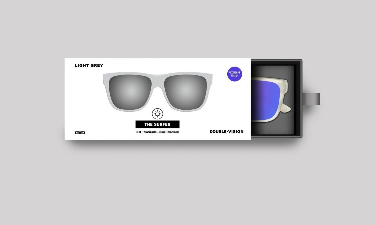 Anteojos de Sol The Surfer | Light Grey/Moonshine Mirror-3