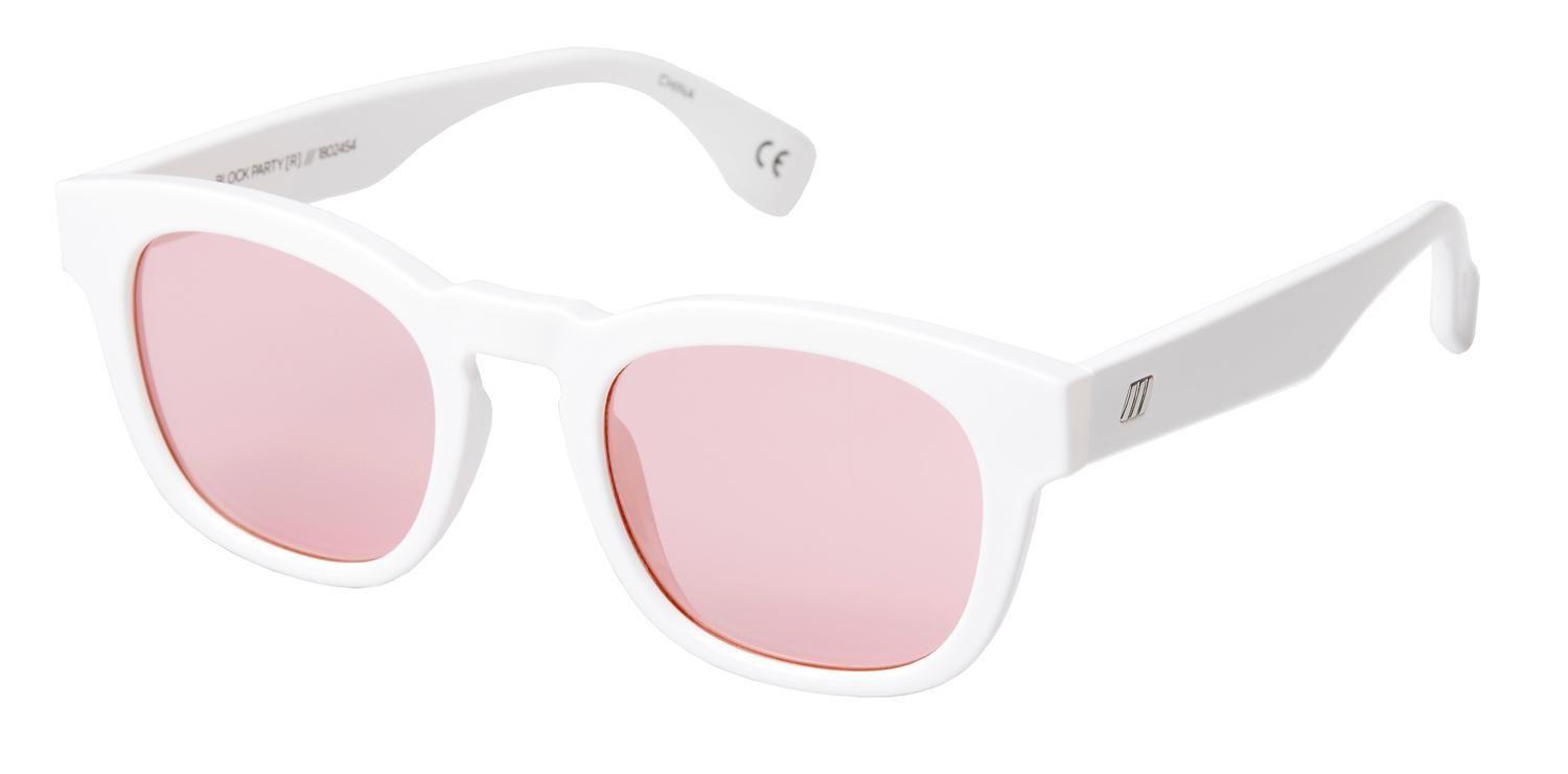 Anteojos de Sol BLOCK PARTY OPTIC WHITE - HOT PINK GOLD FLASH-1