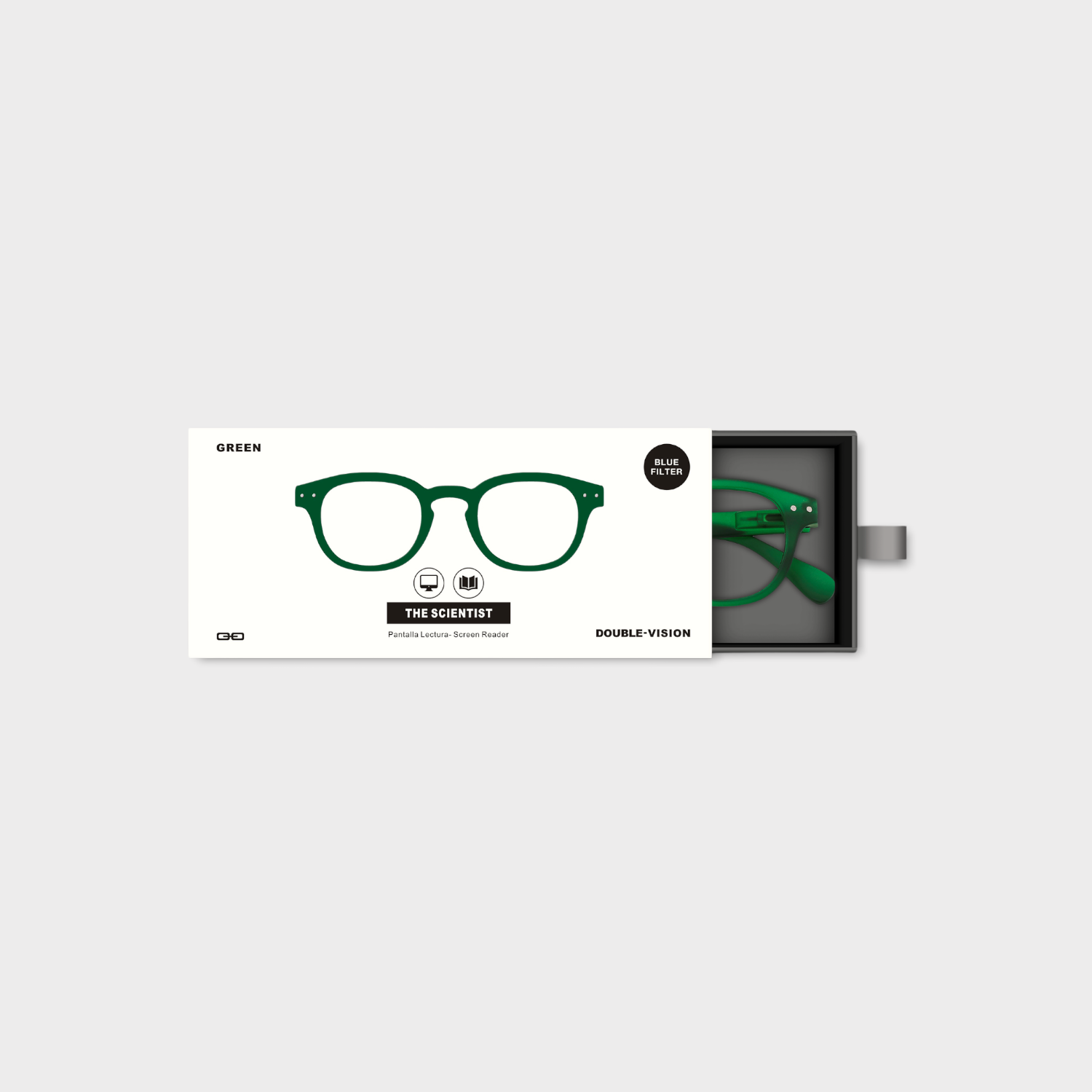 Anteojos para Pantallas con filtro azul The Scientist | Green-3