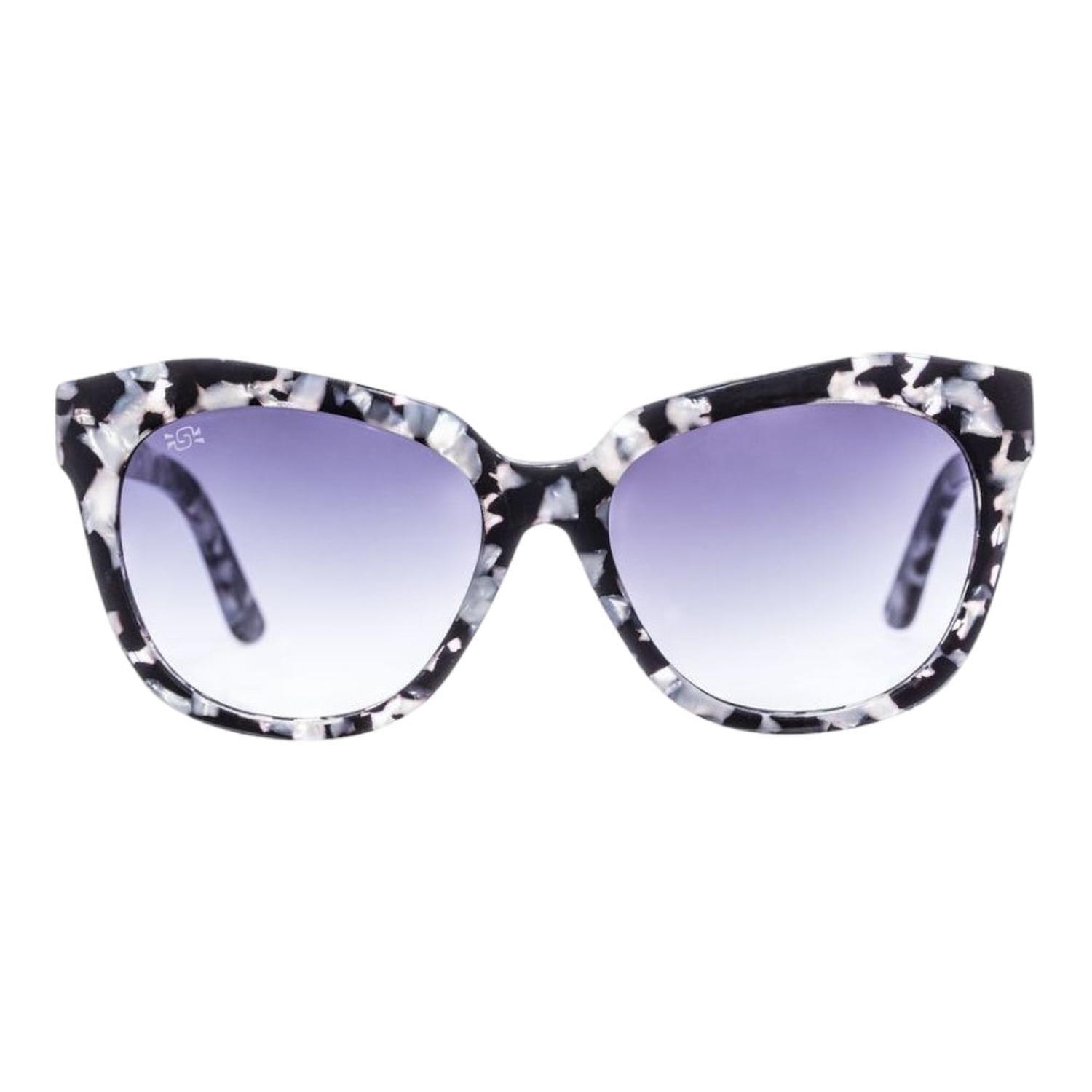 Anteojos de Sol mujer Amy Striped Grey Tortoise-0