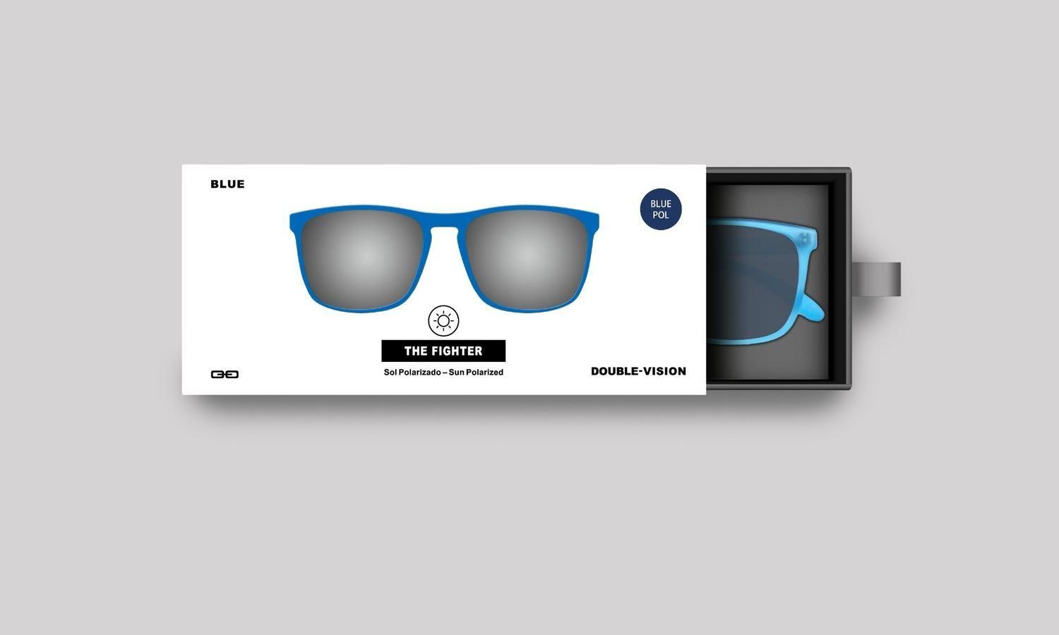 Anteojos de Sol The Fighter | Blue/Blue Pol-3