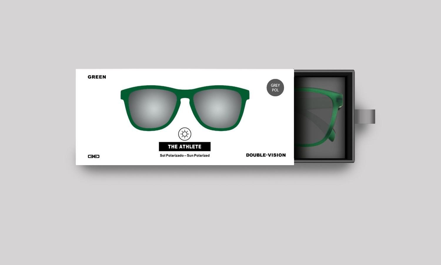 Anteojos de Sol The Athlete | Green/Grey Pol-3