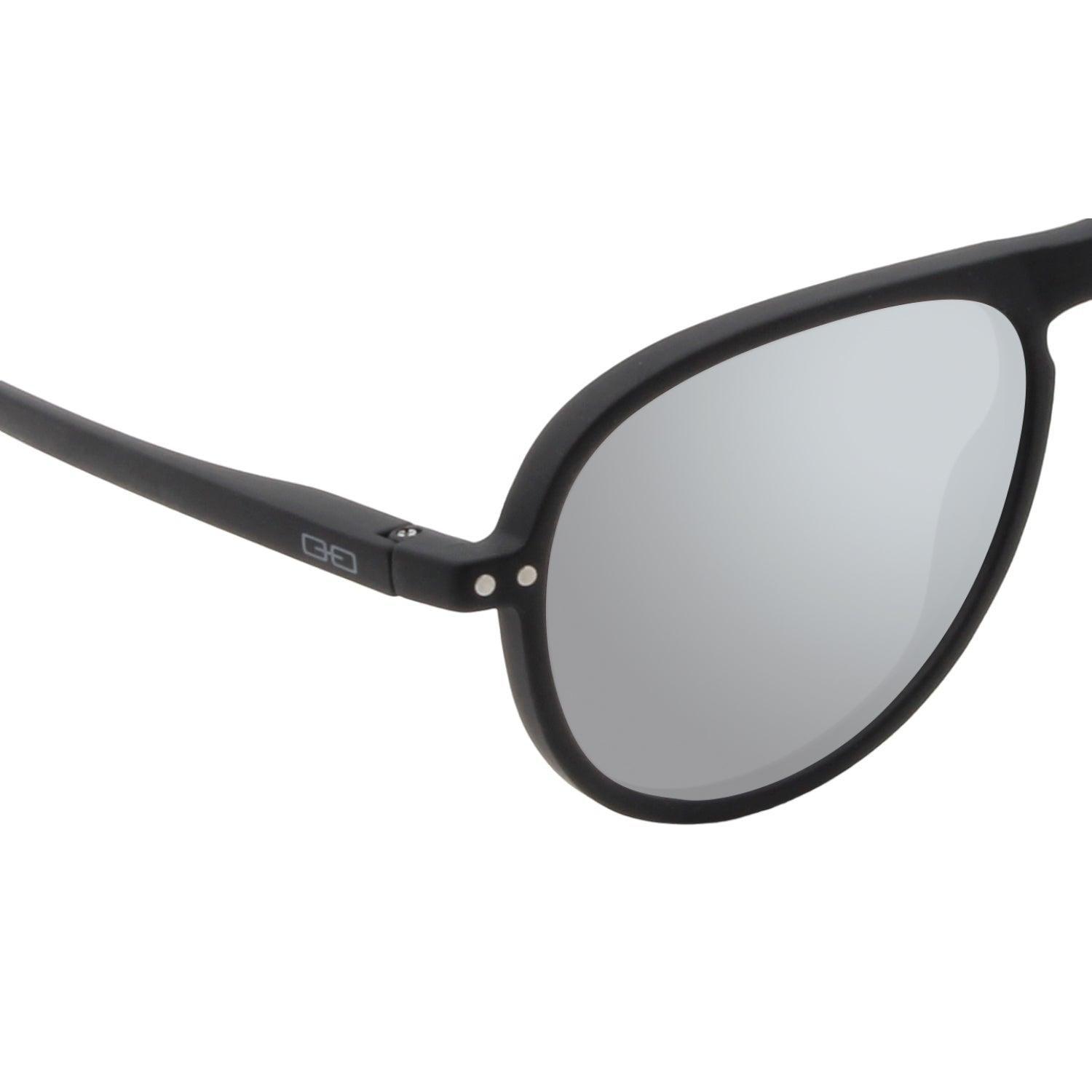 Anteojos de Sol The Aviator | Black/Silver Mirror-2