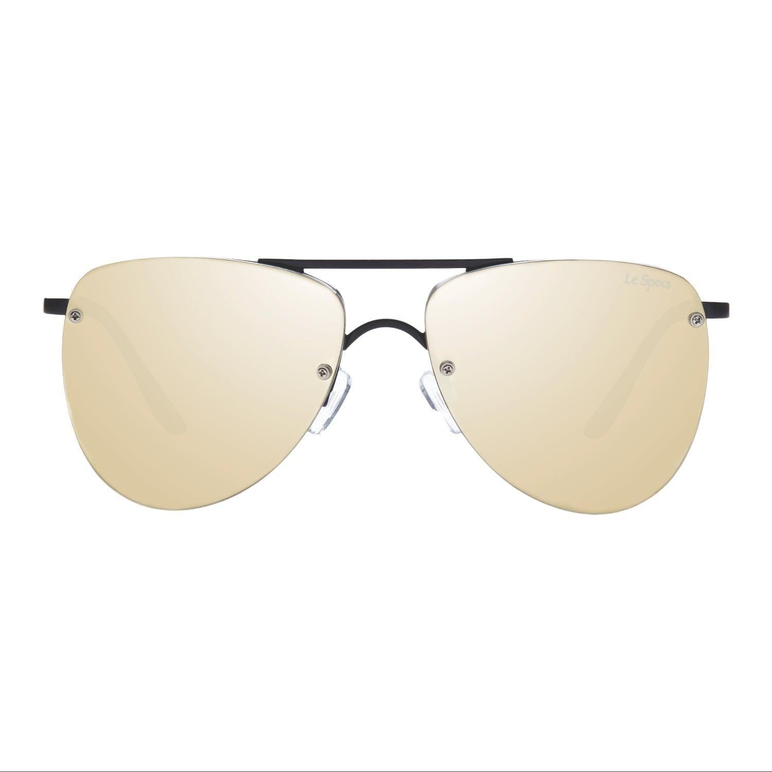 Anteojos de Sol THE PRINCE MATTE BLACK - GOLD MIRROR-0