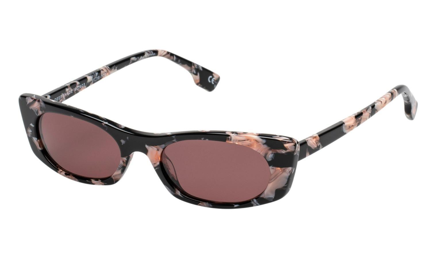 Anteojos de Sol DEEP SHADE BLACK ROSE - SMOKEY BROWN MONO-1