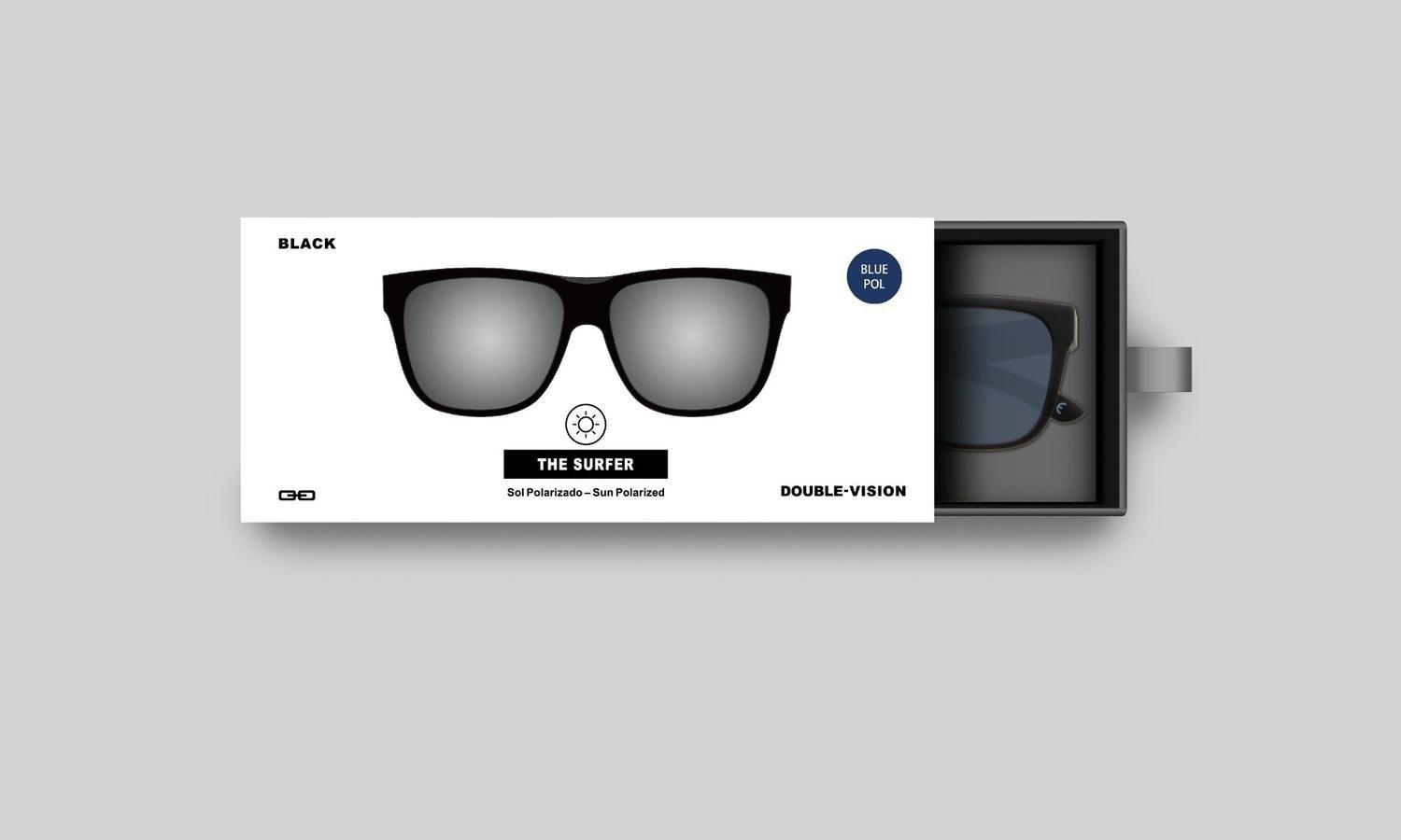 THE SURFER NEGRO/AZUL POL-3