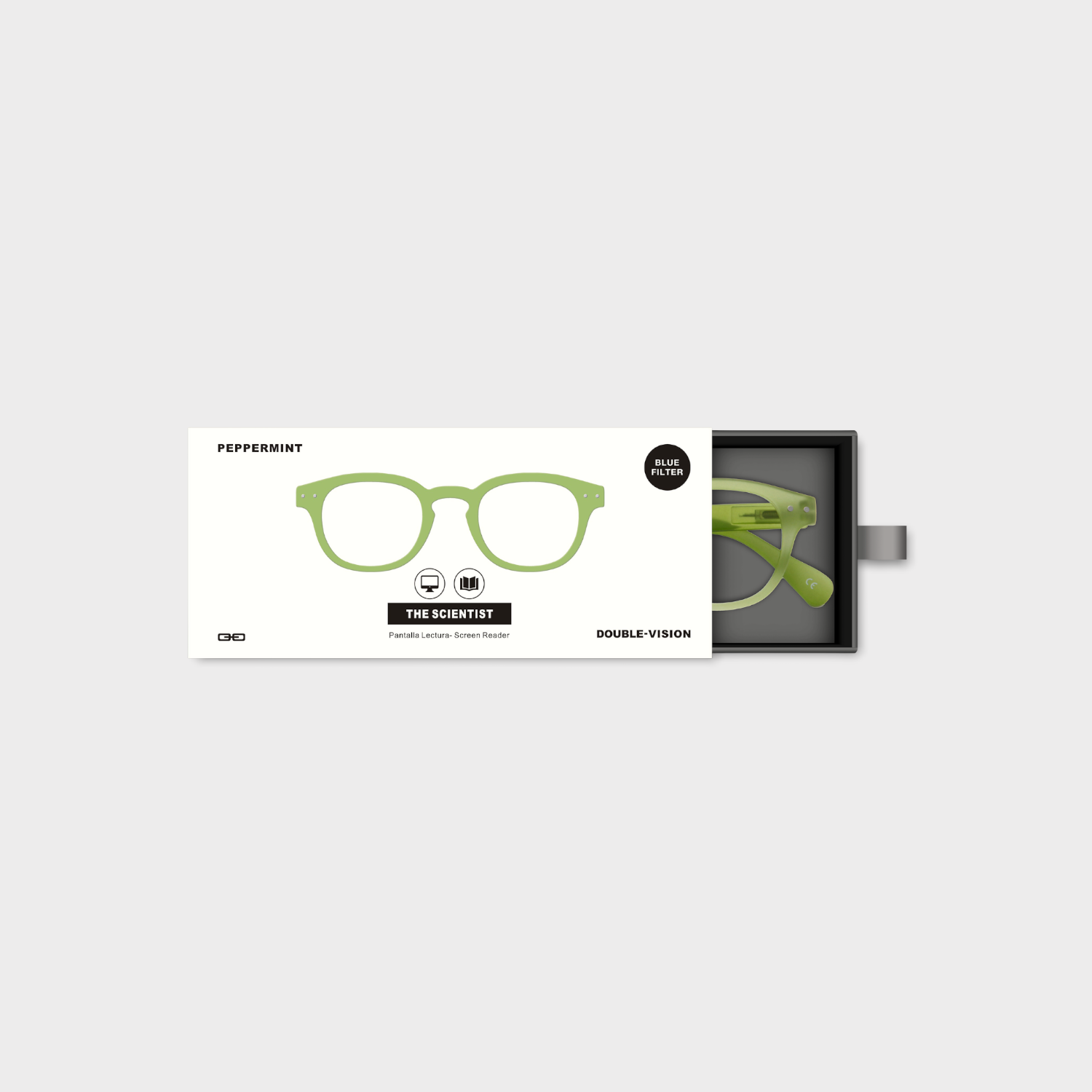 Anteojos de Lectura THE SCIENTIST VERDE CLARO-3