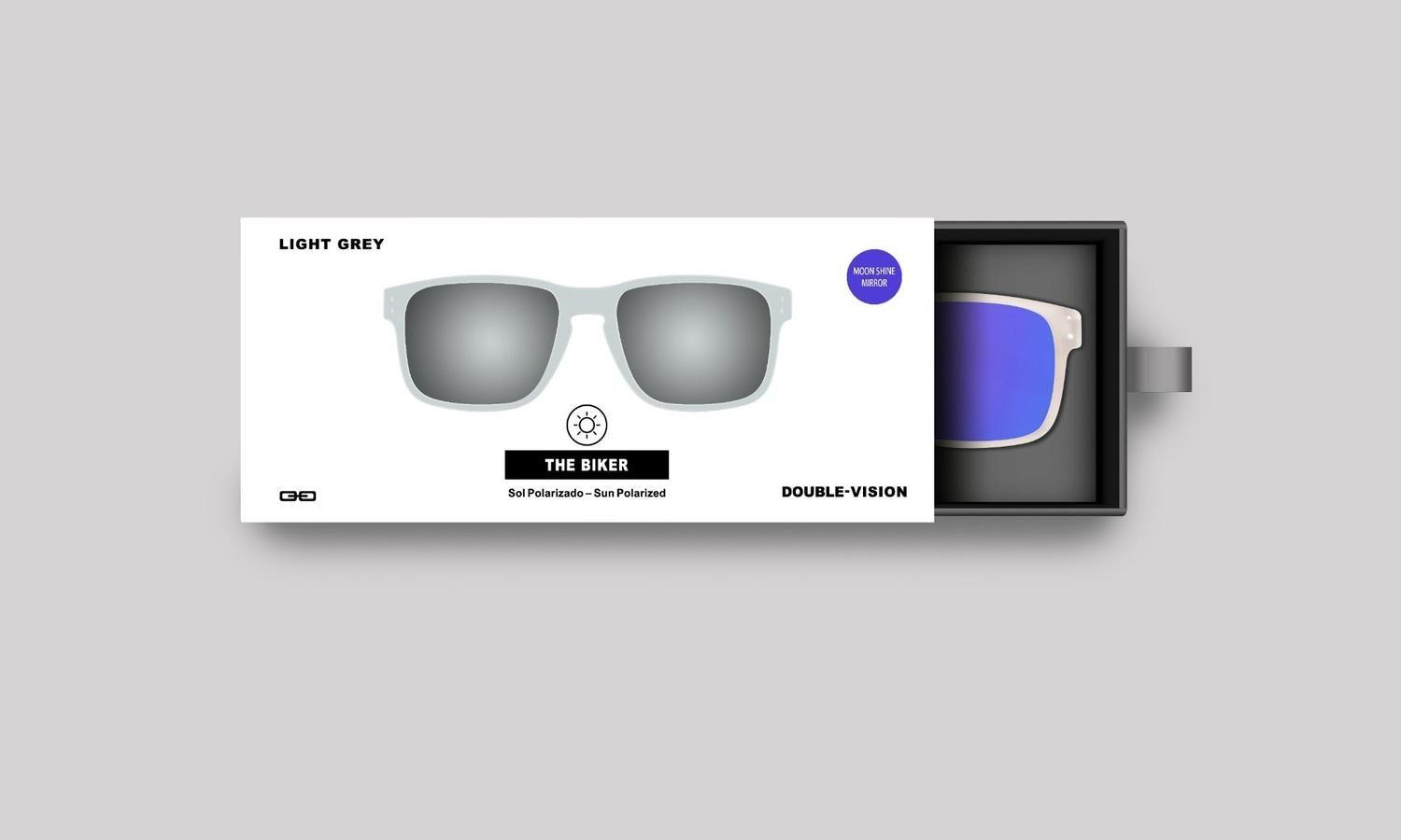 Anteojos de Sol The Biker | Light Grey/Moonshine Mirror-3