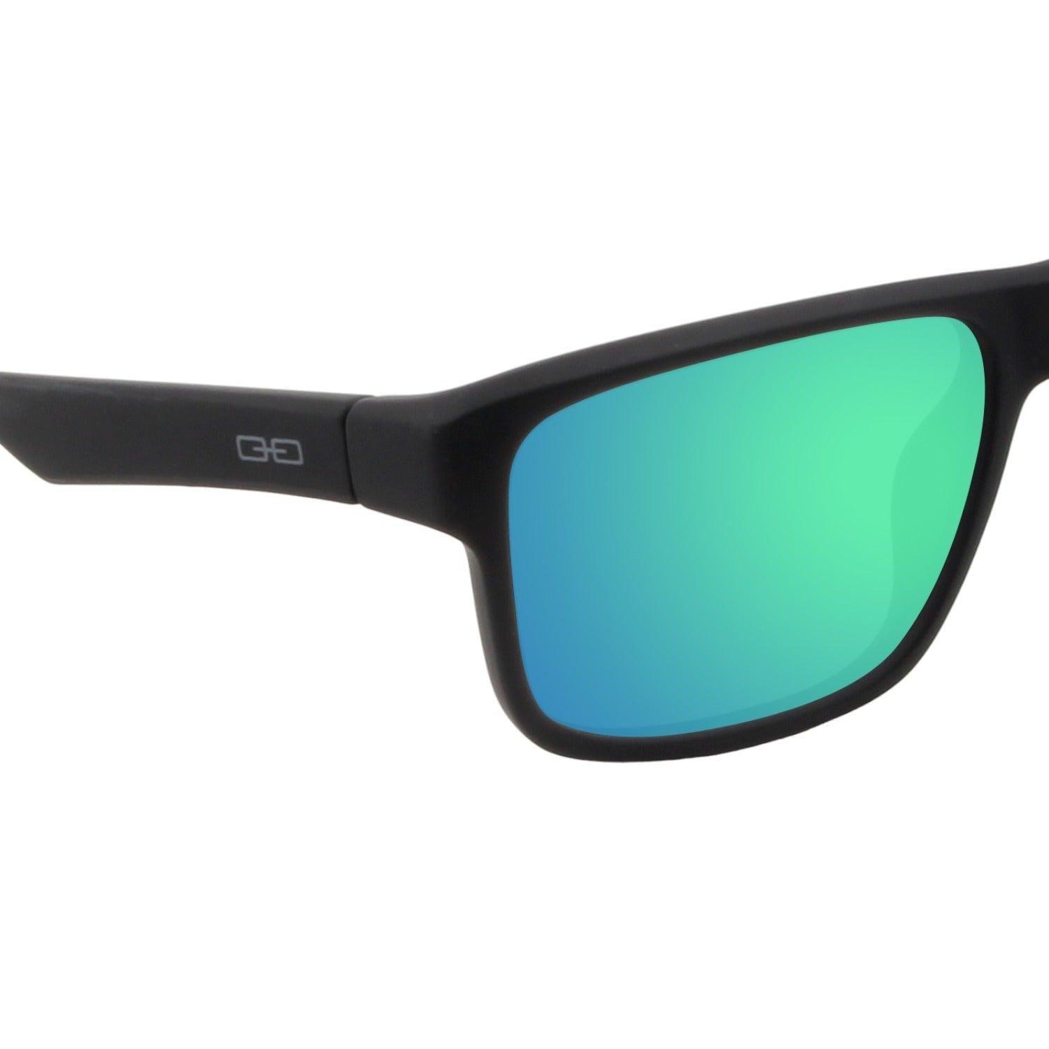 Anteojos de Sol The Skydiver | Black/Grass Mirror-2