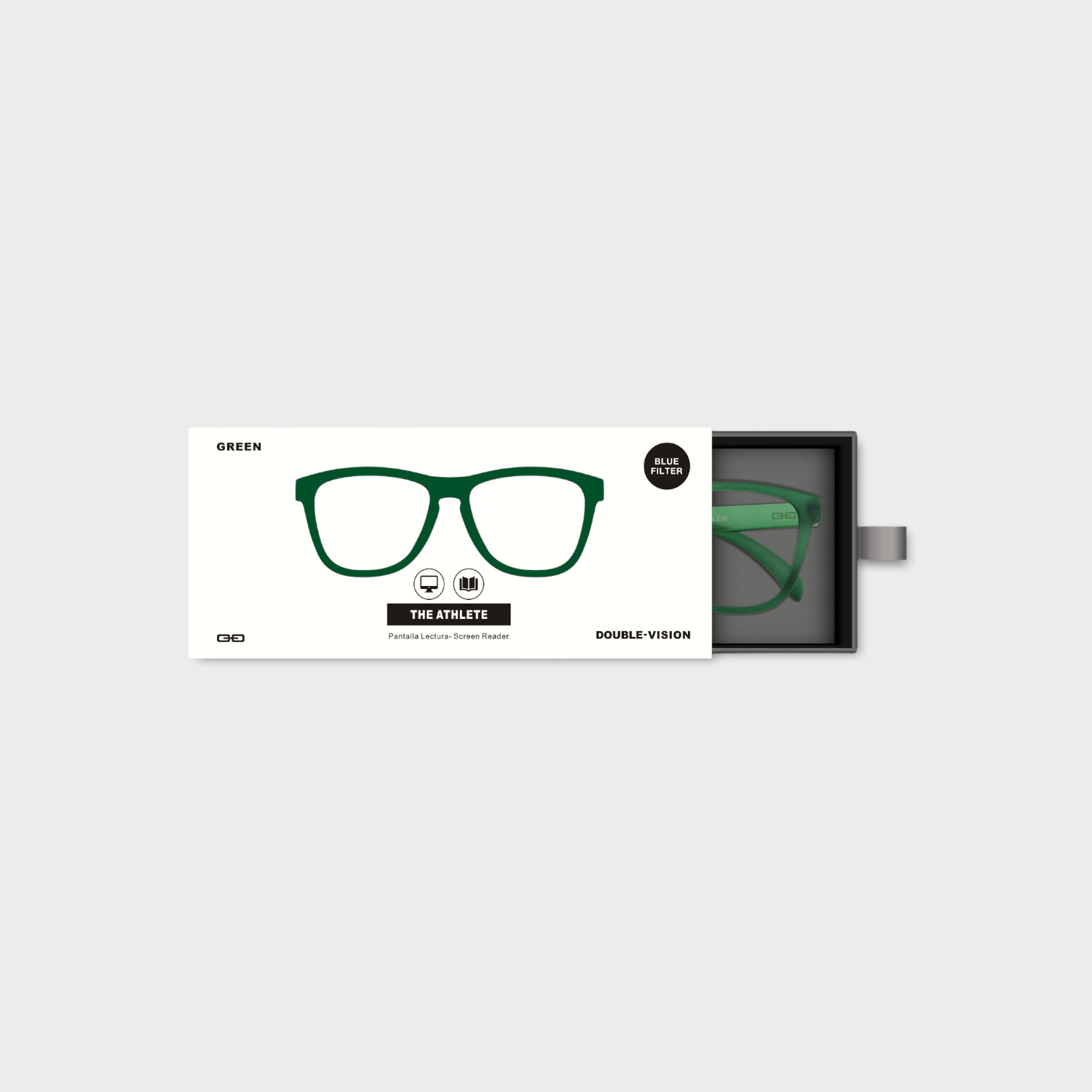 Anteojos de Lectura Sol The Athlete Sun Reader +1.00 | Green-3