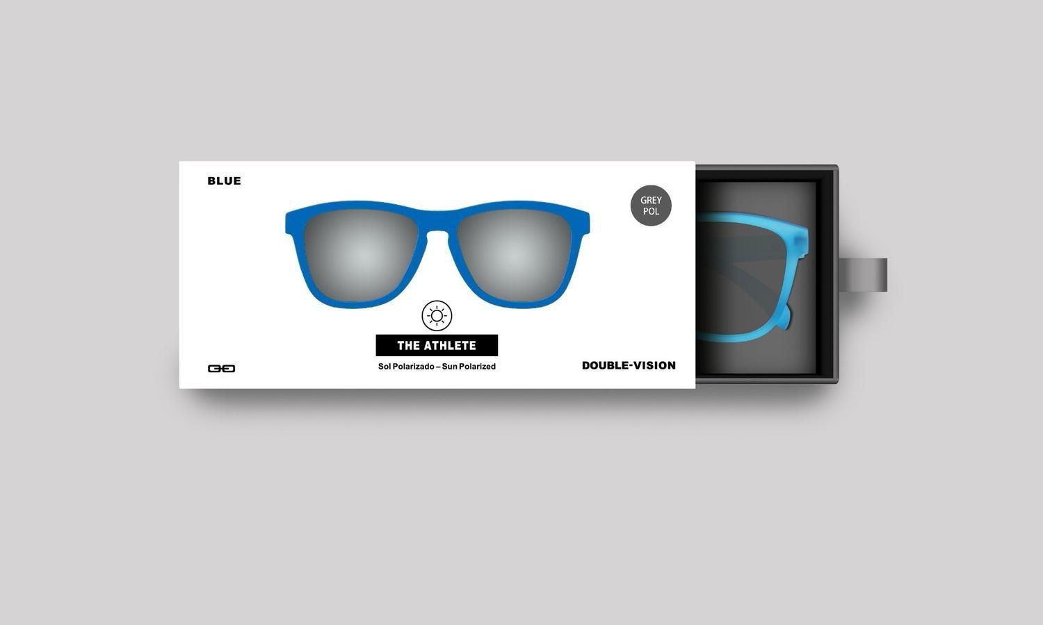 Anteojos de Sol The Athlete | Blue/Grey Pol-3
