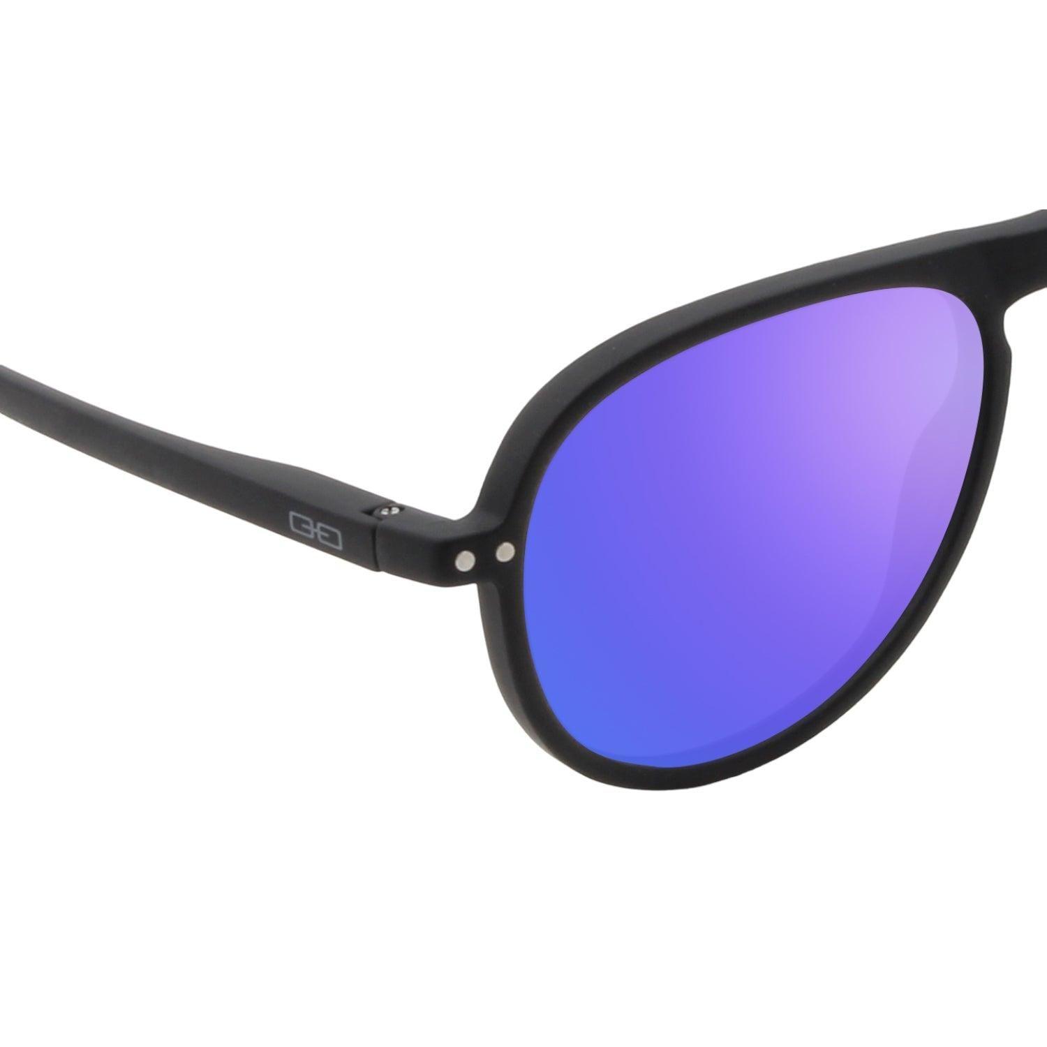 Anteojos de Sol The Aviator | Black/Moonshine Mirror-2
