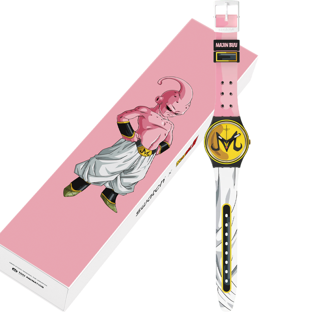 Reloj Swatch X Dragon Ball Z Gz358 Majin Buu-2