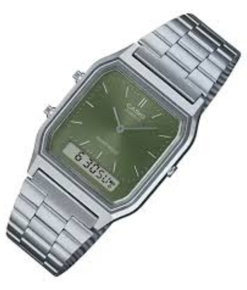 Reloj Casio Unisex AQ-230A-3A Análogo Digital-1