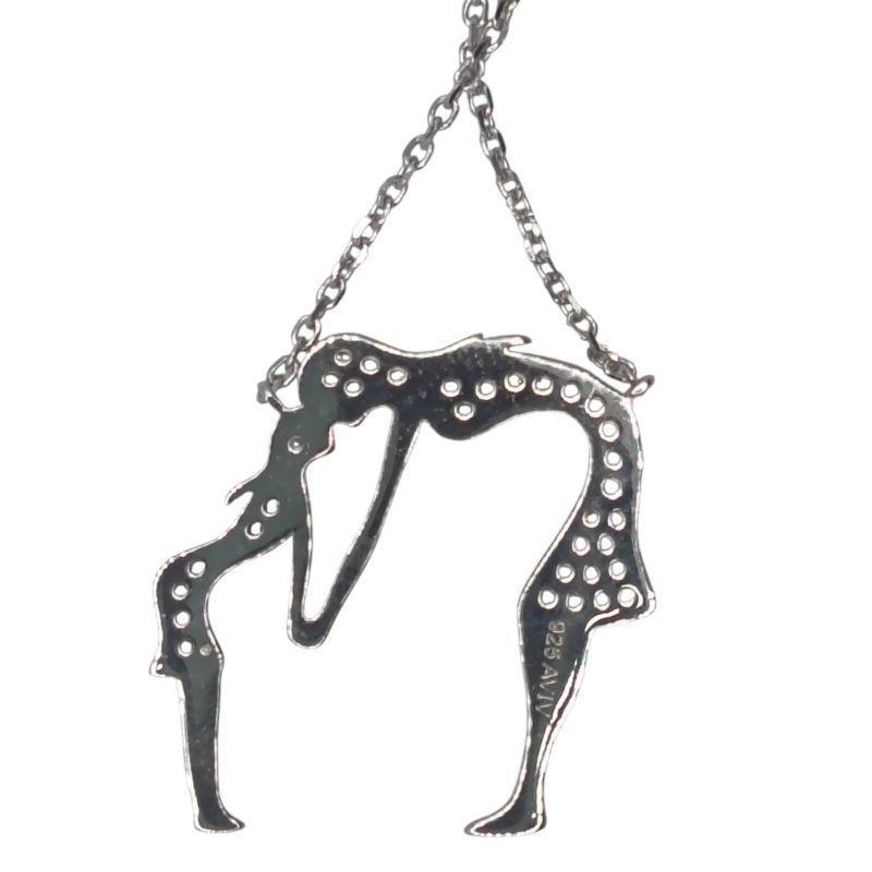 Collar de plata Rodio Mama Hija 10605FNSWSH1-2