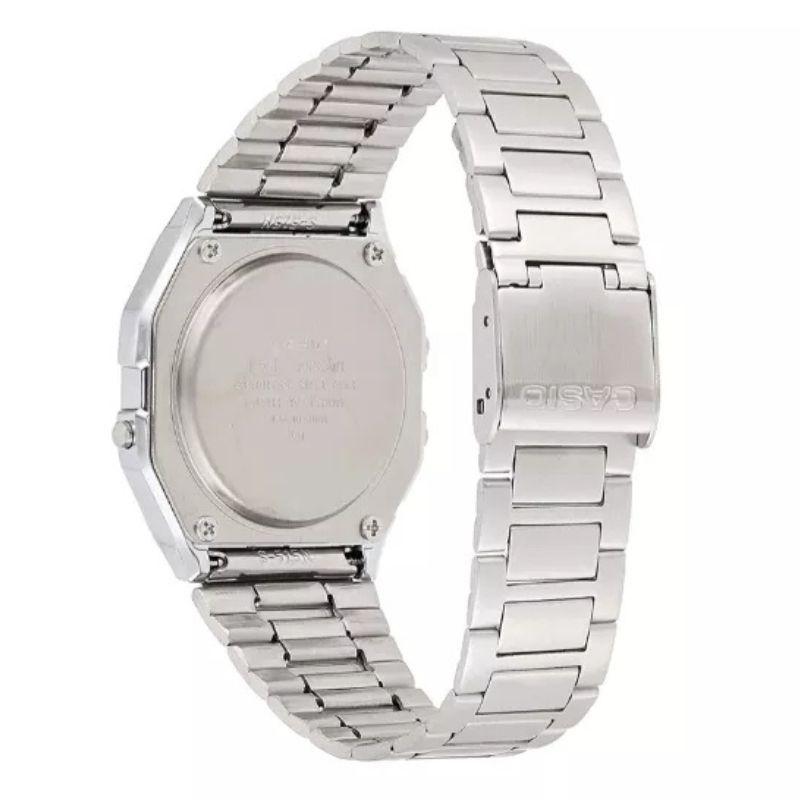 Reloj Casio Vintage Unisex Plateado Azul A-158WEA-2-2