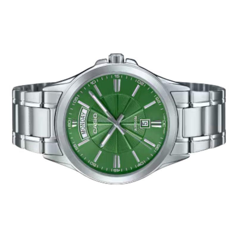 Reloj Anal gico Casio MTP 1381D 3AVDF Verde Hombre-2