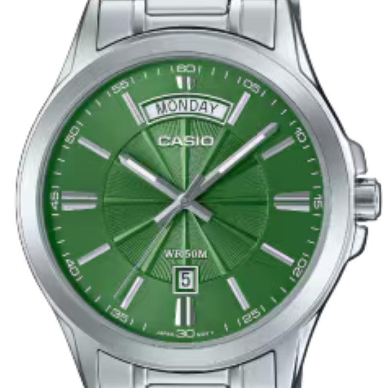 Reloj Anal gico Casio MTP 1381D 3AVDF Verde Hombre-3