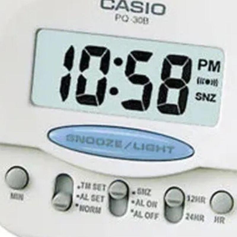 Reloj Despertador Casio Unisex PQ-30B-7D-3