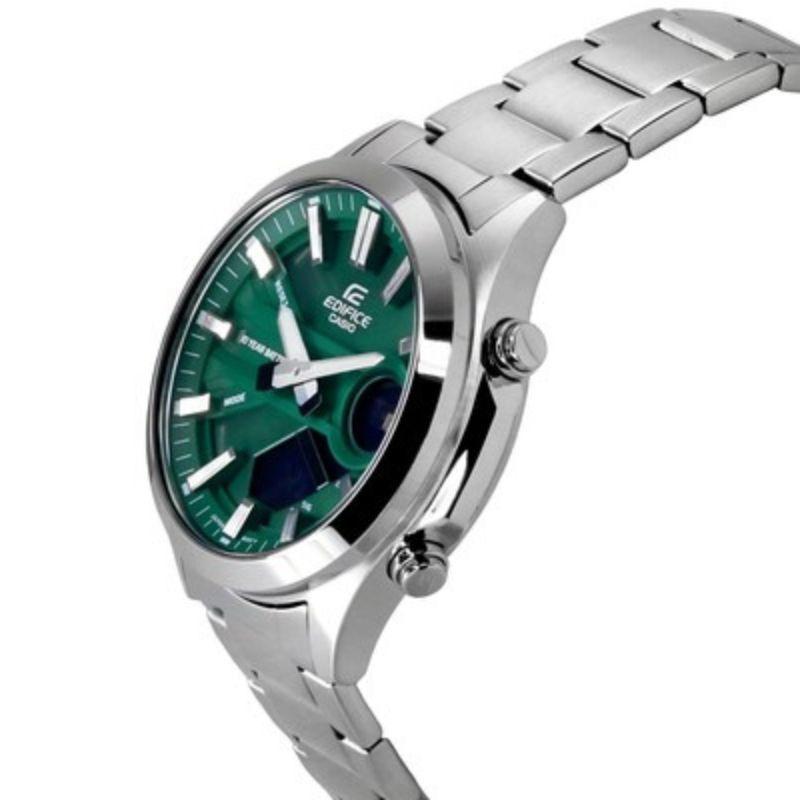 Casio Efv-c120d-3a Efv-c120d-3a Man Adults Silver Green Silver-2