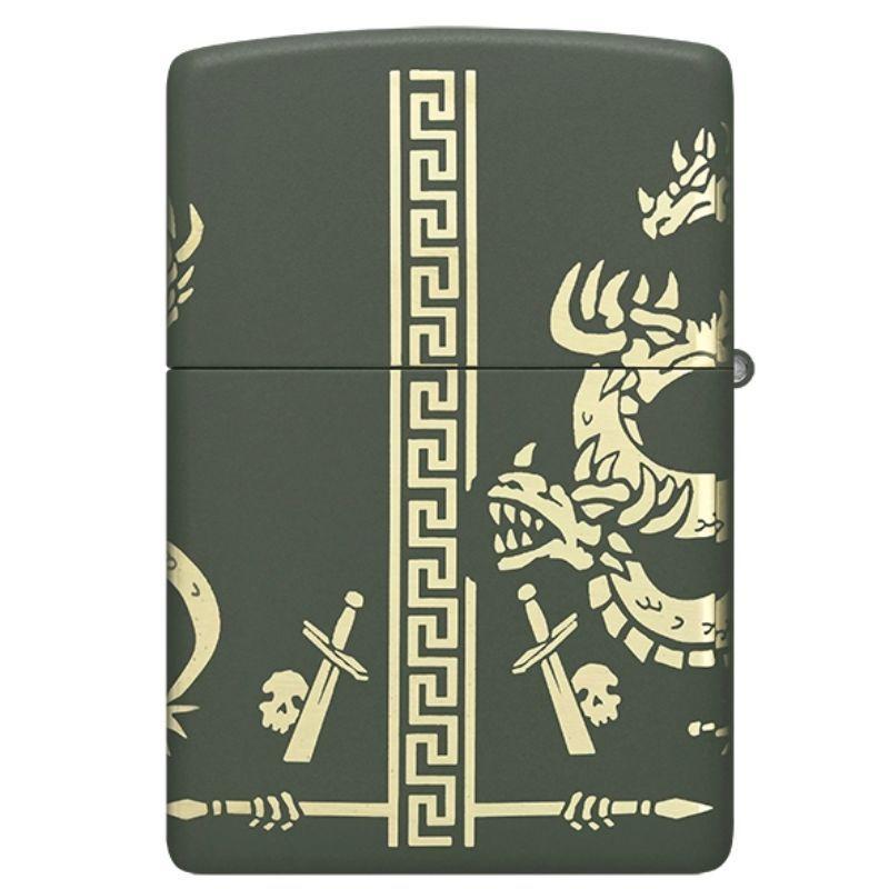 Encendedor Zippo Dragon Design Verde ZP48907-2