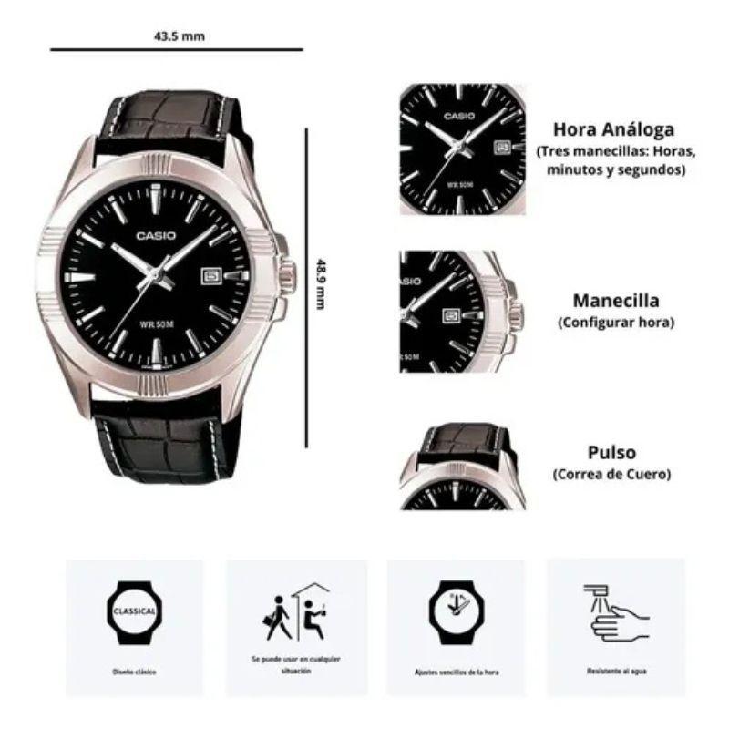 Reloj Hombre CASIO MTP-1308L-1AVDF-1