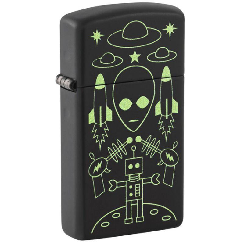 encendedor zippo Alien Invasion Design Slim ® ZP46691-1