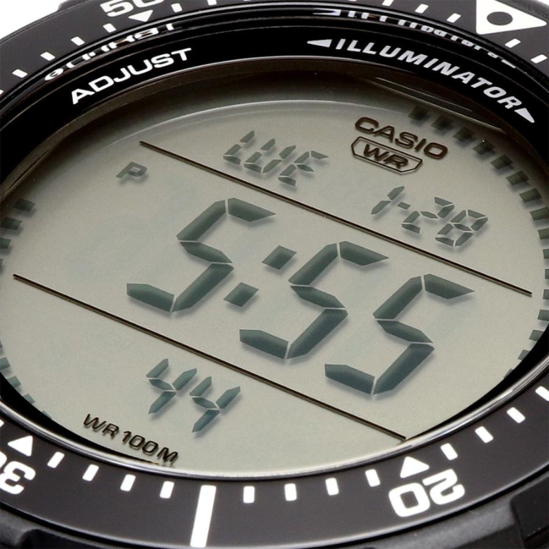 Reloj Pulsera Digital Casio Ae-1700h-1av Con Correa De Resina Color Negro - Fondo Gris-2