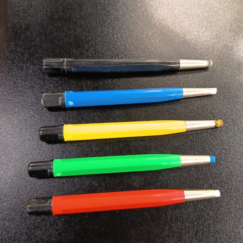Juego de 5 cepillos de relojería para rascar-5