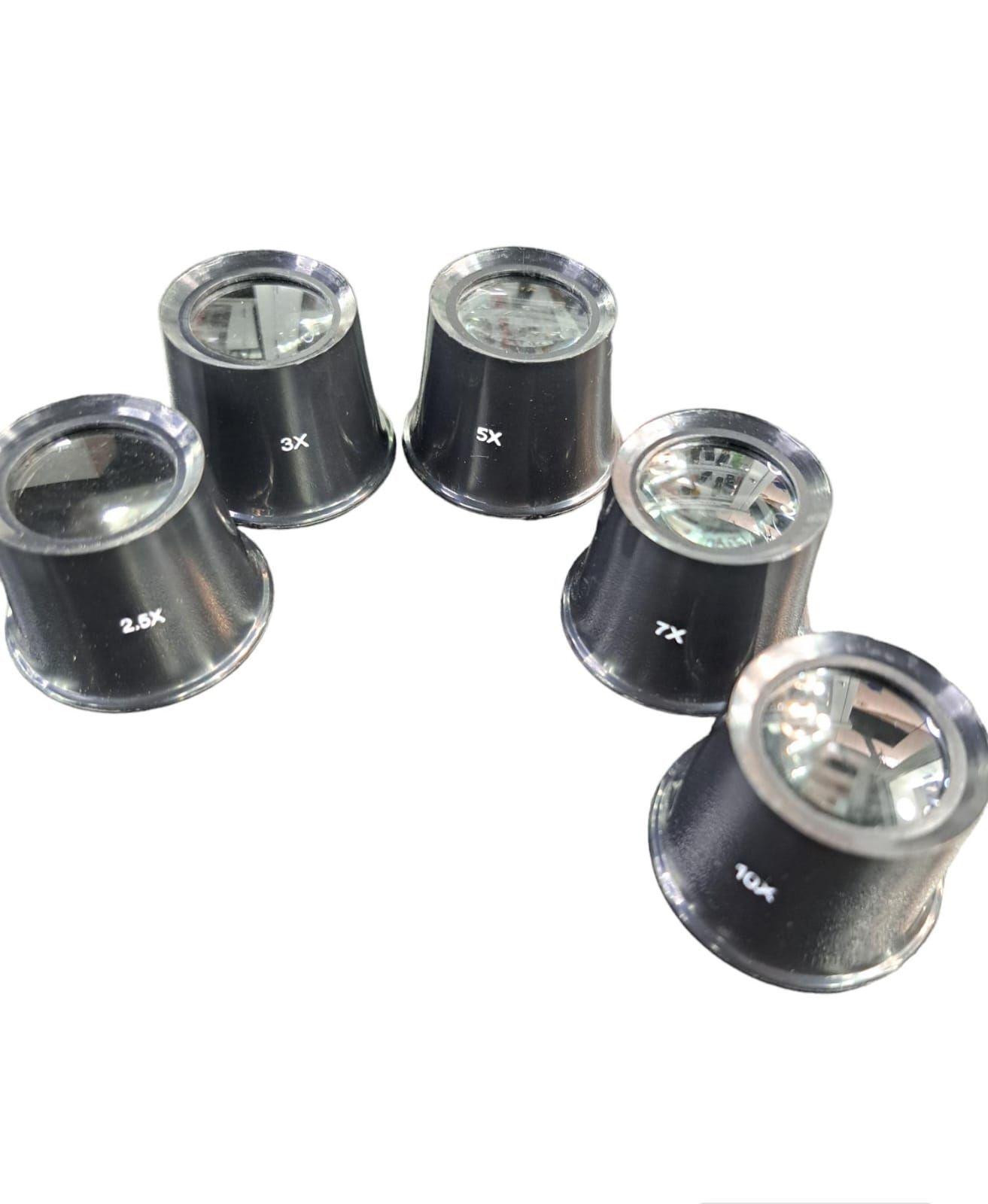 Set 5 Lupa Vidrio Plástico Anchor-0