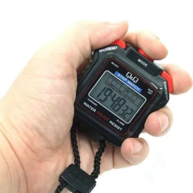 Cronómetro Digital Q&Q HS43J001Y Resistente Agua Negro-3