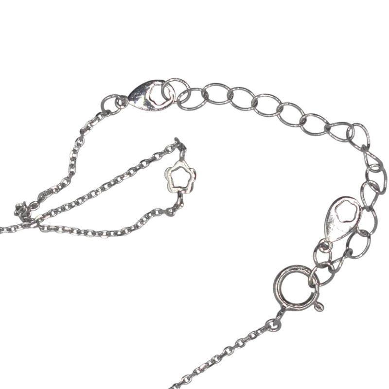 Collar plata Rodio Candado 3423FNSWSH1-3