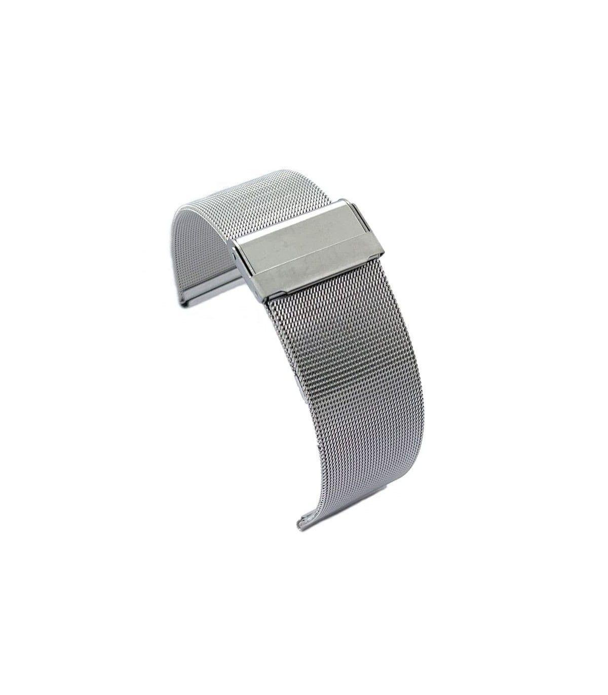 Correas Reloj Diloy Malla Milanesa Acero 20 mm--0