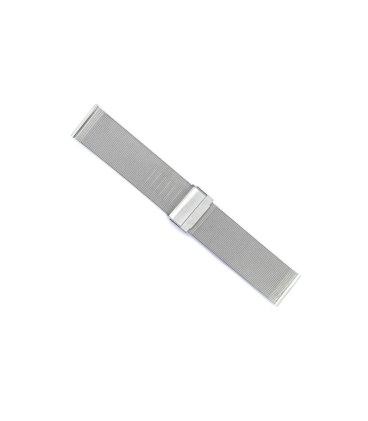 Correas Reloj Diloy Malla Milanesa Acero 20 mm--1
