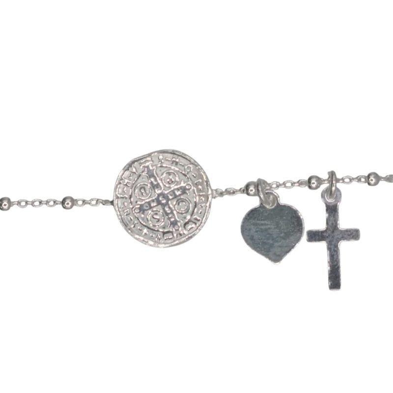 Plata - Pulseras de Plata RELIGIOSO BRN37054-3