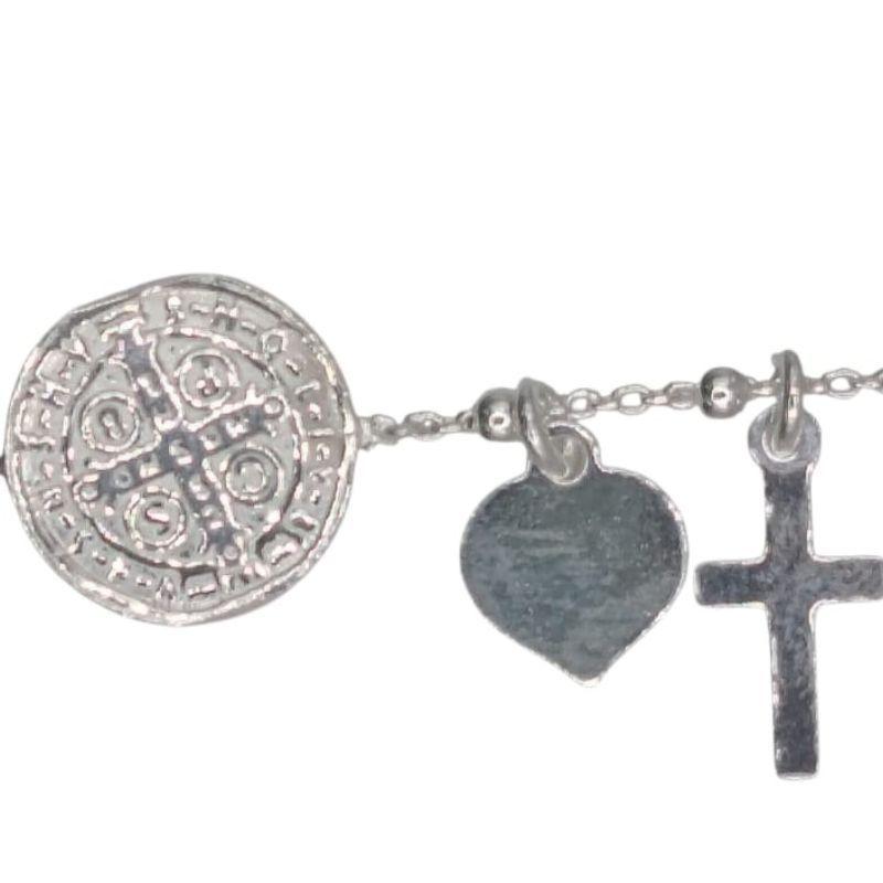 Plata - Pulseras de Plata RELIGIOSO BRN37054-4