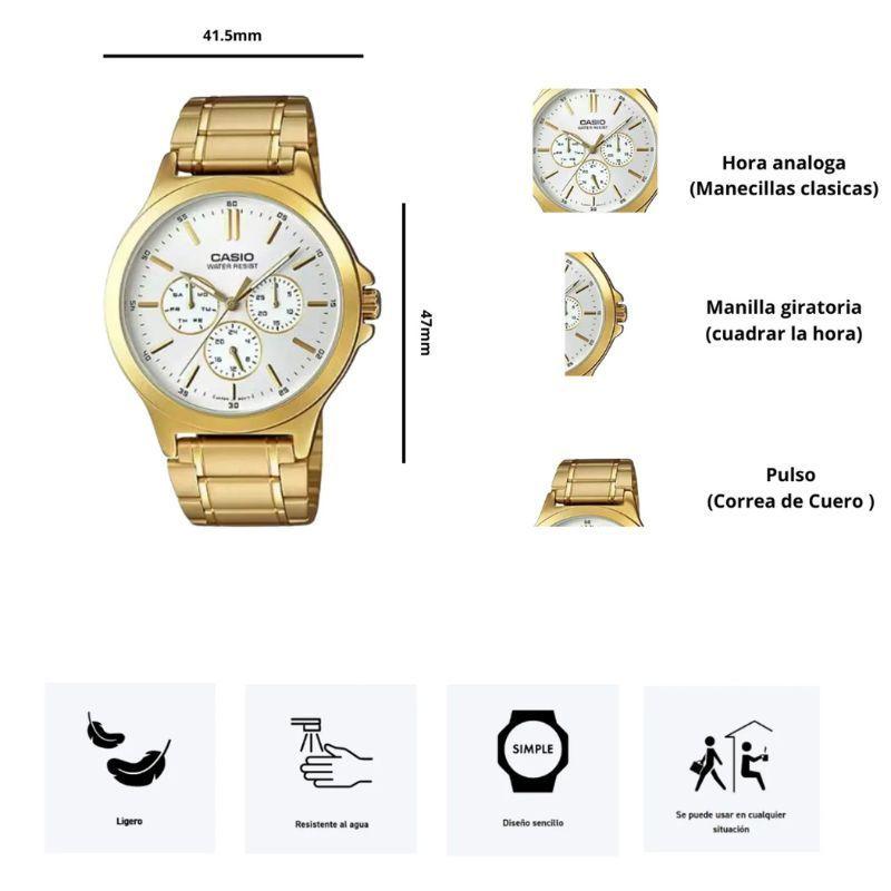 Reloj Casio Análogo Hombre MTP-V300G-7AUDF-3