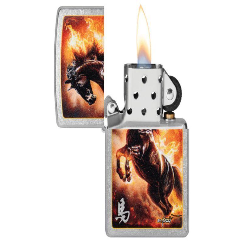 ENCENDEDOR ZIPPO Mazzi® Fire Stallion Design ZP47105-2