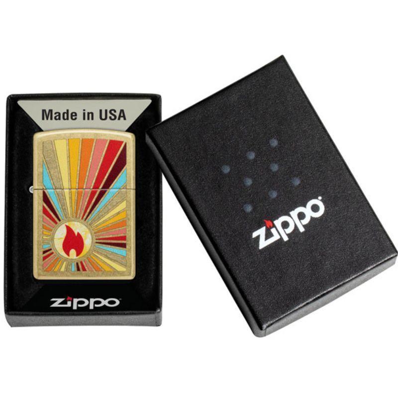 ENCENDEDOR ZIPPO Beaming Flame Design ZP46957-3