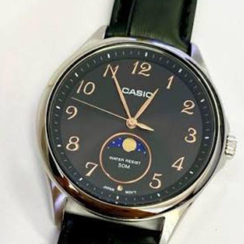 Reloj Casio An logo MTP M110L 1AV Moonphase HOMBRE-2