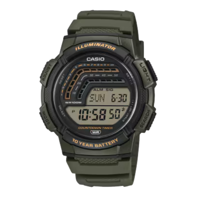 Reloj Casio Hombre  WS 1800 3AV-2