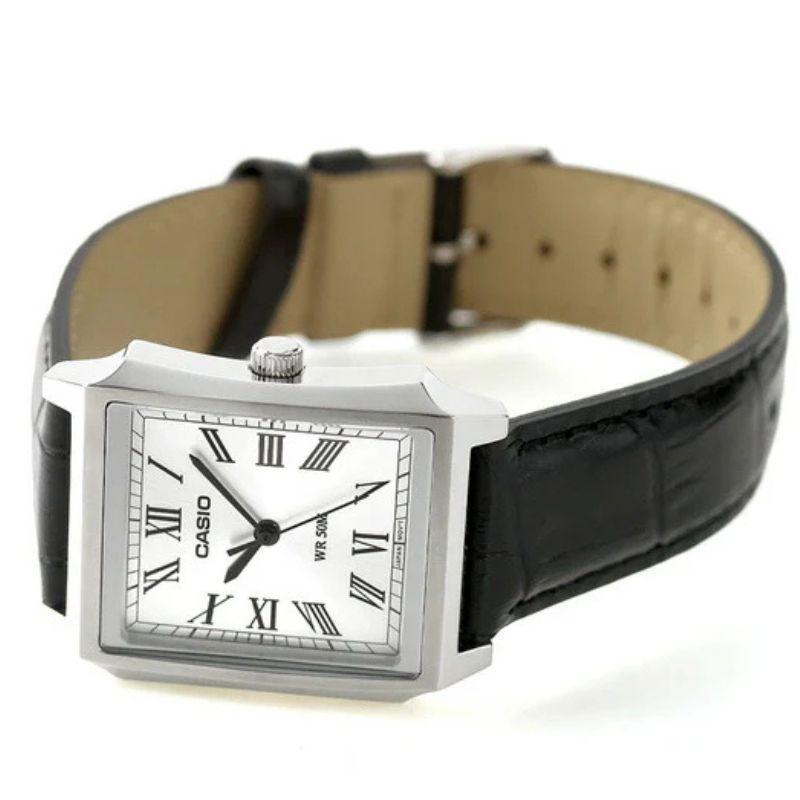 Reloj Casio Tank Análogo MTP-B190L-7BV Caja Acero-2