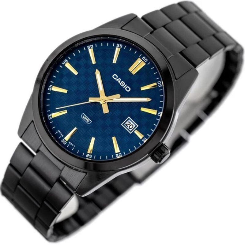 Reloj Casio Mtp-Vd03b-2a Azul Acero Pavonado-2