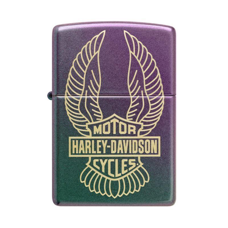ENCENDEDOR ZIPPO Harley-Davidson® Wings Laser Engrave Design ZP46859-0