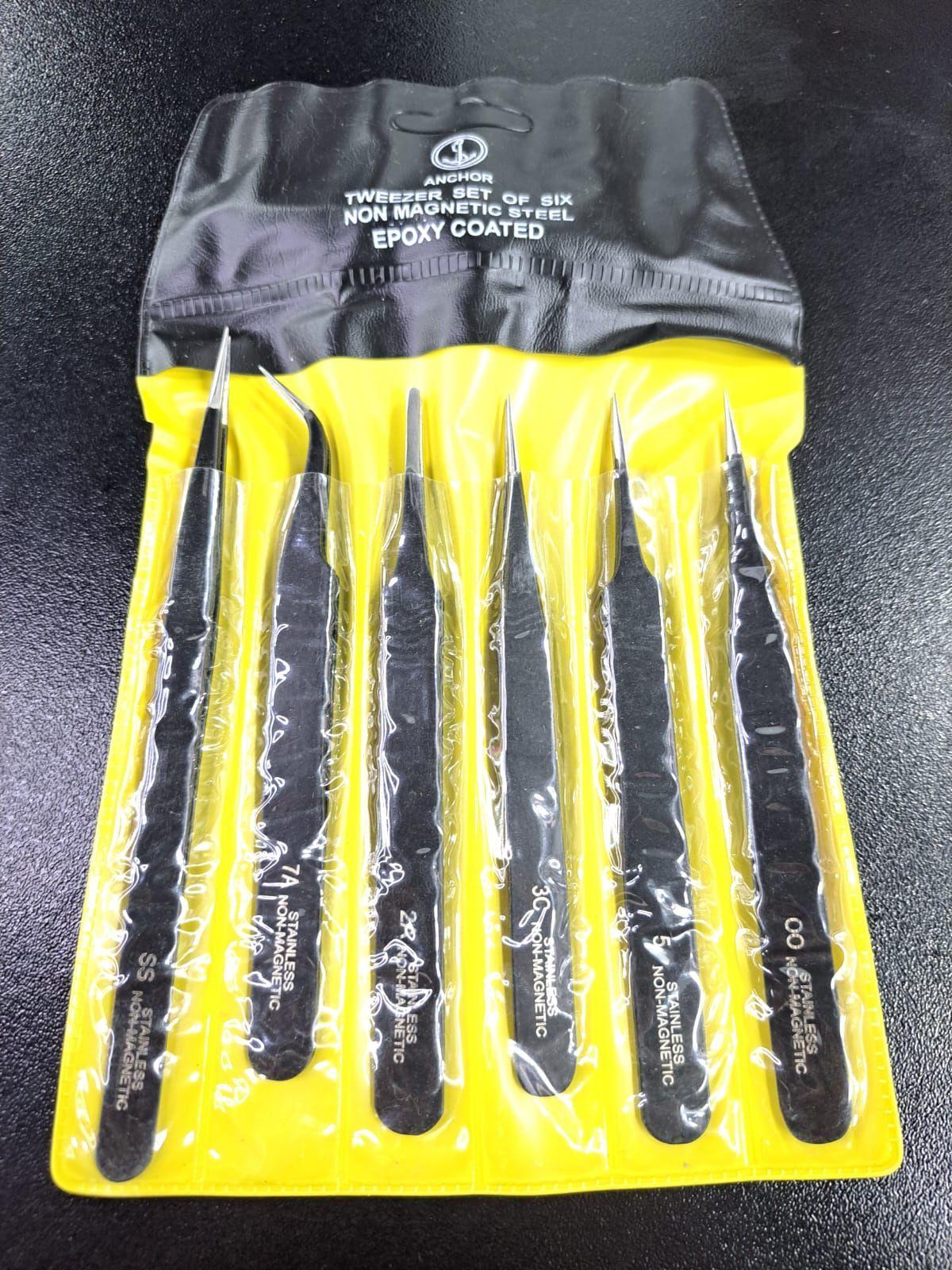Juego De 6 Pinzas Con Revestimiento Epoxi-2