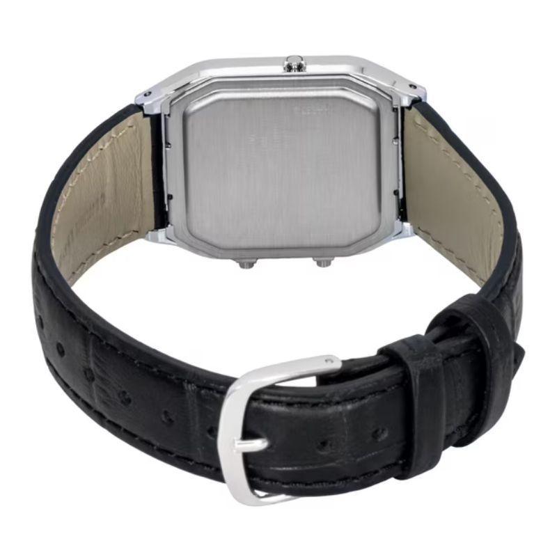 Reloj Casio Vintage AQ-230EL-1A Negro Cuero-3
