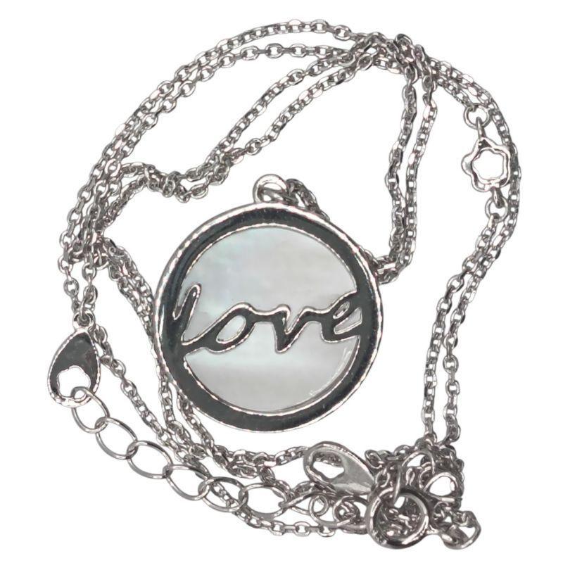 Collar DE PLATA Rodio Love 13011FNSWSH1-1