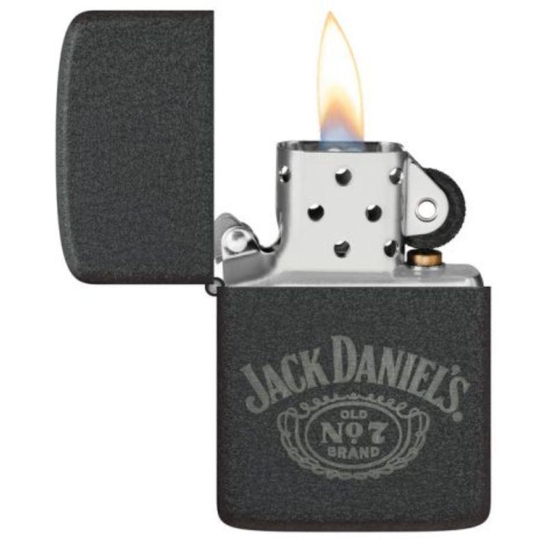 Encendedor Zippo Negro Craquelado Jack Daniels 1941  ZP46796-2