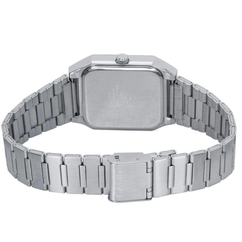 Reloj Casio Tank Unisex An logo MTP B185D 1A Full Acero-3